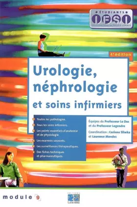 Couverture du produit · Urologie, néphrologie et soins infirmiers