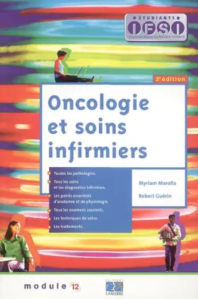 Couverture du produit · ONCOLOGIE ET SOINS INFIRMIERS 3EME EDITION