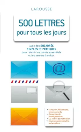 Couverture du produit · 500 lettres pour tous les jours