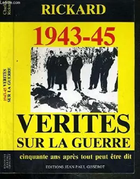 Couverture du produit · Vérités sur la guerre Tome 2 : 1943-45