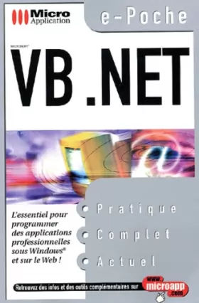 Couverture du produit · VB.Net