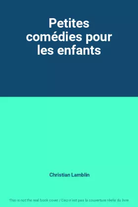 Couverture du produit · Petites comédies pour les enfants