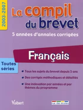 Couverture du produit · Français Toutes séries : 2003-2007