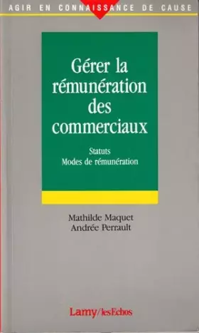 Couverture du produit · Gérer la rémunération des commerciaux : Statuts, modes de rémunération
