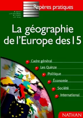 Couverture du produit · La géographie de l'Europe des 15