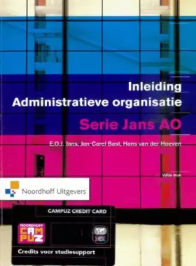 Couverture du produit · Inleiding administratieve organisatie