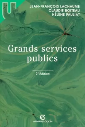 Couverture du produit · Grands services publics