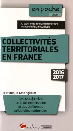 Couverture du produit · Collectivités territoriales en France