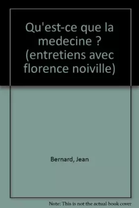 Couverture du produit · A quoi sert la médecine