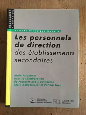 Couverture du produit · Les Personnels de direction