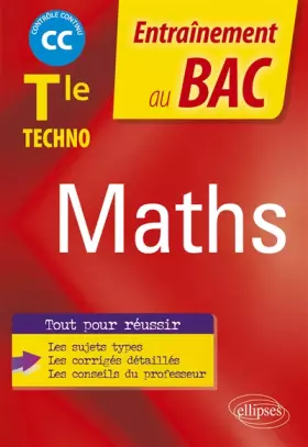 Couverture du produit · Mathématiques Tle technologique: Contrôle continu