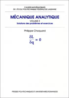 Couverture du produit · Mécanique analytique, volume 2