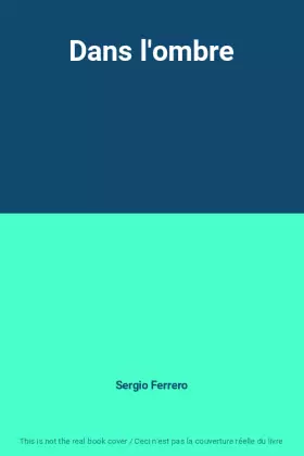Couverture du produit · Dans l'ombre