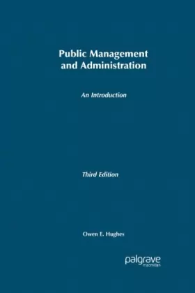 Couverture du produit · Public Management and Administration: An Introduction