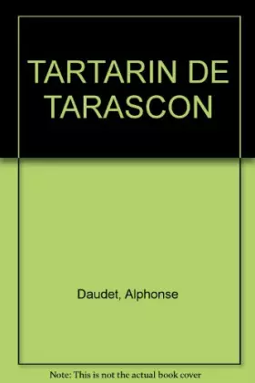 Couverture du produit · TARTARIN DE TARASCON