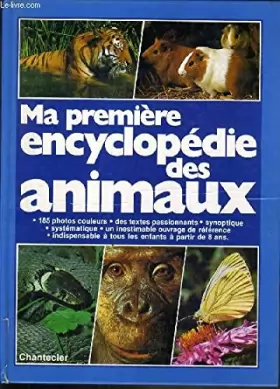 Couverture du produit · Ma première encyclopédie des animaux