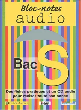 Couverture du produit · Bloc-notes : Bac S (1 livre + 1 CD audio)