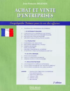 Couverture du produit · ACHAT ET VENTE D'ENTREPRISES. 2ème édition 1997