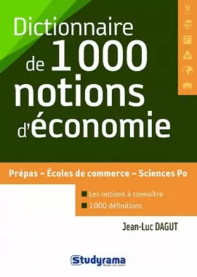Couverture du produit · Dictionnaire des 1000 notions d'économie