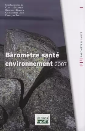 Couverture du produit · Baromètre santé environnement 2007