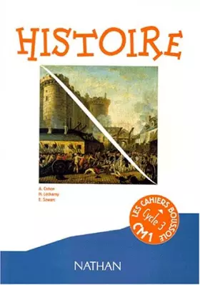 Couverture du produit · Boussole histoire, CM1. Cahier de l'élève