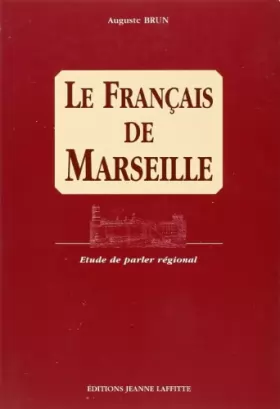 Couverture du produit · Le français de Marseille