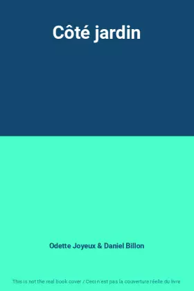 Couverture du produit · Côté jardin
