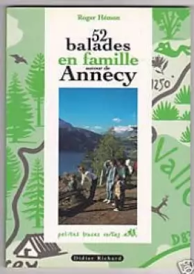 Couverture du produit · 52 ballades en famille autour d'Annecy