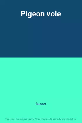Couverture du produit · Pigeon vole