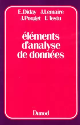 Couverture du produit · ELEMENTS D'ANALYSE DE DONNEES