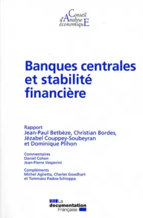 Couverture du produit · Banques centrales et stabilité financière (Cae 96)