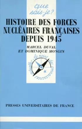 Couverture du produit · Histoire des forces nucléaires françaises depuis 1945