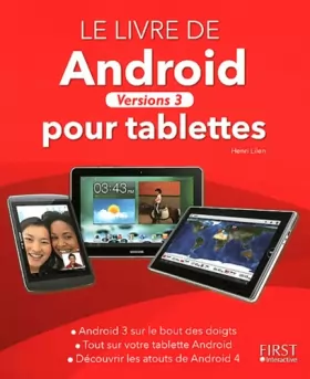 Couverture du produit · Le livre d'Android pour tablettes - Versions 3