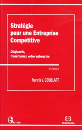 Couverture du produit · Stratégie pour une entreprise compétitive