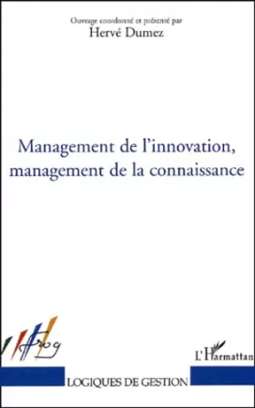 Couverture du produit · Management de l'innovation management de la connaissan