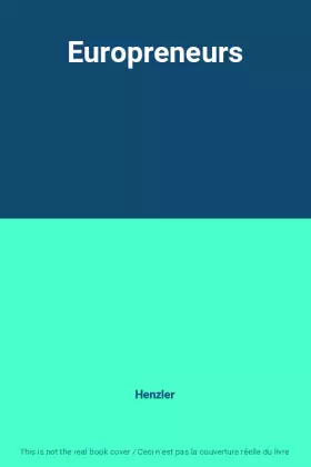 Couverture du produit · Europreneurs