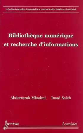 Couverture du produit · Bibliothèque numérique et recherche d'informations