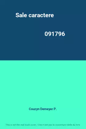 Couverture du produit · Sale caractere                                                                                091796