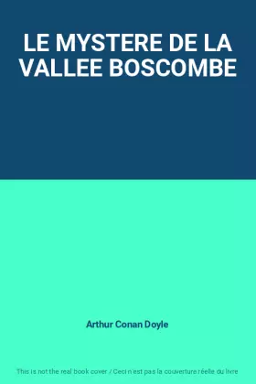 Couverture du produit · LE MYSTERE DE LA VALLEE BOSCOMBE