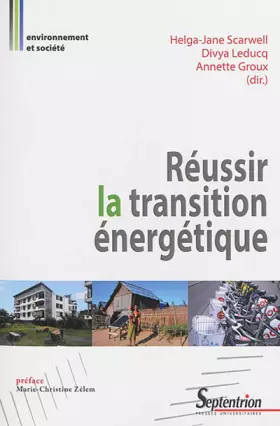 Couverture du produit · REUSSIR LA TRANSITION ENERGETIQUE