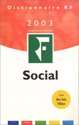 Couverture du produit · Dictionnaire social 2003