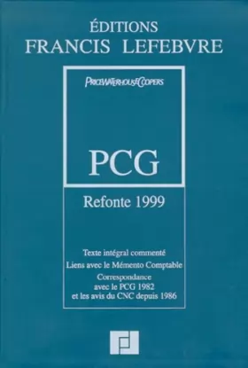 Couverture du produit · Plan Comptable Général, refonte 1999