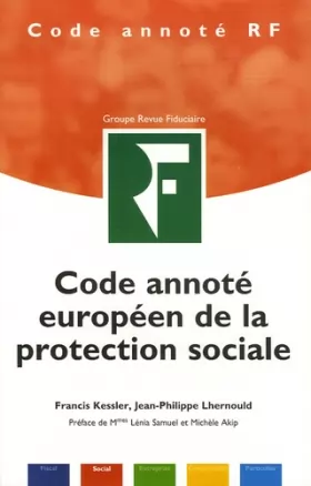 Couverture du produit · Code annoté européen de la protection sociale