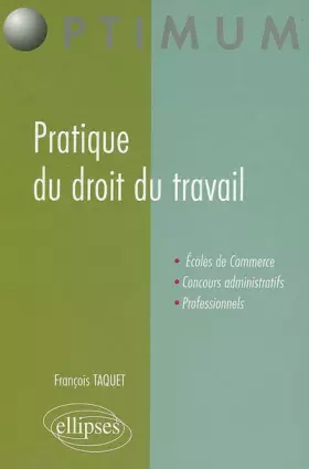 Couverture du produit · Pratique du droit du travail
