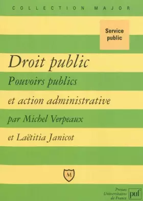 Couverture du produit · Droit public : pouvoirs et actions