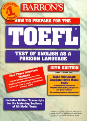 Couverture du produit · How to prepare for the TOEFL 10th edition livre seul
