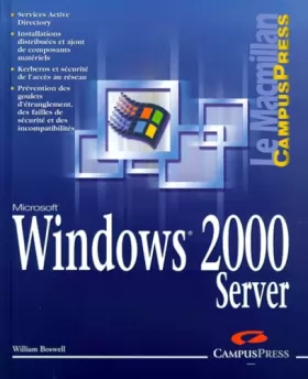 Couverture du produit · Windows 2000 Server