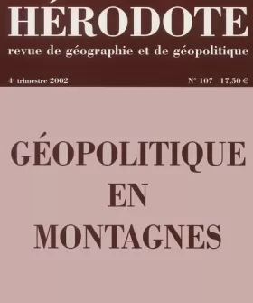 Couverture du produit · Herodote nø107 : géopolitique des montagnes