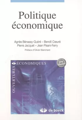 Couverture du produit · Politique économique