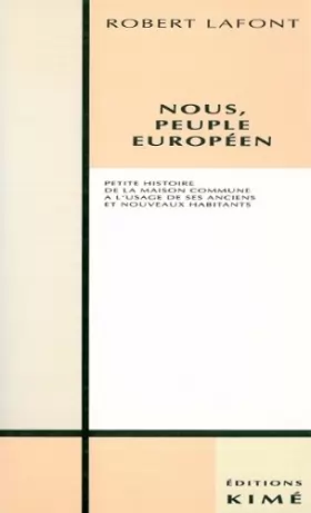 Couverture du produit · Nous, peuple européen